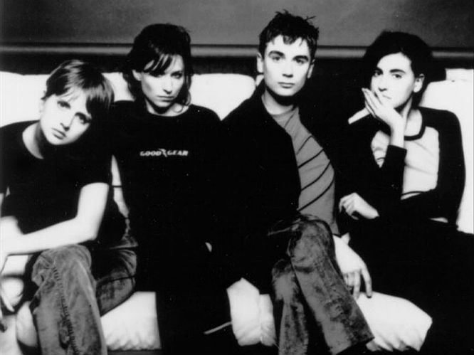 Elastica - then: Queen to Damon Albarn's Britpop King, Justine Frischmann and fellow ex-Suede member Justin Welch formed Elastica in 1992 and released their insanely successful post-punk self-titled debut in 1995. 'Connection' and 'Waking Up' became staple anthems of the decade. 